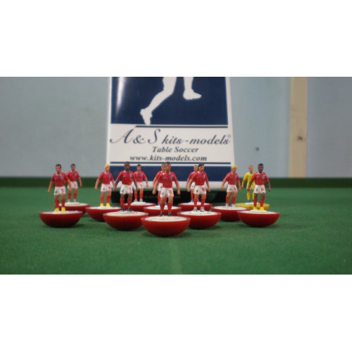 Subbuteo Andrew Table Soccer England Football National Team away team on Lightweight Bases